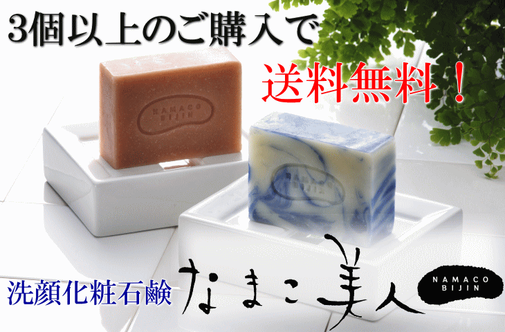 ナマコ化粧石鹸【なまこ美人】｜送料無料